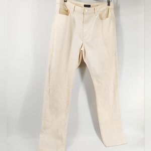 Monfrere Mens Jeans Cream 38